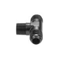 3/4 NPT to AN12 JIC Flare T-PIECE Tree Fuel Oil Adapter Black-4