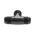 1/4 NPT to AN6 JIC Flare T-PIECE Tree Fuel Oil Adapter Black-3