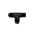 3/8 NPT to AN8 JIC Flare T-PIECE Tree Fuel Oil Adapter Black-1