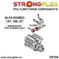 Alfa Romeo 147 156 GT 011597B: Engine mount stabiliser v6-4