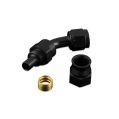 PTFE Alu-Fitting Dash 10 Adapter 45° Blockwinkel 7/8 zoll - AN10 JIC10 Schwarz-2