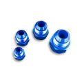 Adapter AN10 male to AN6 female JIC reducer hose fitting Blue-2