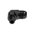AN12 - 3/4 NPT 90' Fitting Adapter Mänlich-Mänlich Schwarz-3