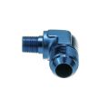 AN4 - 3/8 NPT 90' Fitting Adapter Mänlich-Mänlich Blau-3