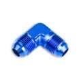 Adapter AN4 90' male-male coupler hose fitting Blue-1