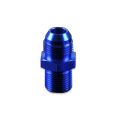 AN4-M14x1.25 Fitting Adapter Mänlich-Mänlich Blau-1