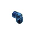 AN6 - 3/8 NPT 45' Fitting Adapter Mänlich-Mänlich Blau-3