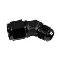 Adapter AN6 45' female-male coupler hose fitting Black-1