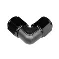 Weiblich zu weibliche Nippel 90' AN6 Schwarz-3