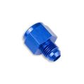Adapter AN8 female to AN6 male JIC reducer hose fitting Blue-2
