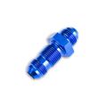 Adapter AN8 JIC bulkhead straight male hose fitting Blue-3