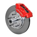 Wilwood 140-11018 Forged Dynalite Pro Series Vordere Bremsanlage Rot 11.00 für Ford Mustang 1984-1993-1