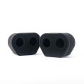 2x Doppeleinlass Motorrad Vergaser Sockenluftfilter Ramair MS-006-1
