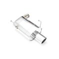 Catback mit Schalldaempfern SUBARU IMPREZA III SEDAN 2.5 T-5