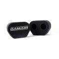2x Doppeleinlass Motorrad Vergaser Sockenluftfilter Ramair MS-016-2