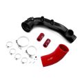 Charge pipe BMW N54 135i 335i 1M with flange for BOV 50mm Red-3