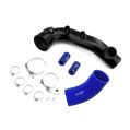 Charge pipe BMW N54 135i 335i 1M with flange for BOV 50mm Blue-1