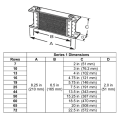 SETRAB OIL COOLING RADIATOR 7 ROW-2