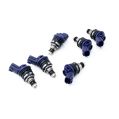 DeatschWerks Set mit 6 Einspritzdüsen 740cc/min Side Feed für Nissan Skyline R32/R33 GTS-T 2.5L RB25DET 93-98-1