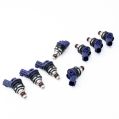 DeatschWerks Set mit 8 Einspritzdüsen 370cc/min, Side Feed für Nissan Q45 91-99-1