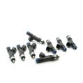 DeatschWerks Set mit 8 Einspritzdüsen 410cc/min für Ford F-Series 05-14, Mustang GT V8 05-2014, EV14 Universal 60mm-1
