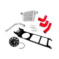 Ladeluftkühler-Kit für Nissan Patrol mit BMW 3.0 D M57 Motor Rot-1