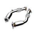 Downpipe for NISSAN 350Z Infiniti G35 DECAT + SILENCER-3