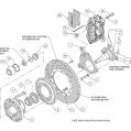 Wilwood 140-11018 Forged Dynalite Pro Series Vordere Bremsanlage Gelocht Schwarz 11.00 für Ford Mustang 1984-1993-3