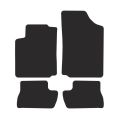 FMIC Performance Premium velor car floor mats for Citroen C2 2003-2009 4szt-6