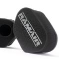 2x Twin Inlet Motorcycle Carb Sock Air Filter Ramair MS-007-2