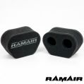 2x Doppeleinlass Motorrad Vergaser Sockenluftfilter Ramair MS-008-3