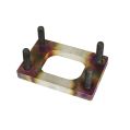 Rostfreier Flansch T25 mit Stiften-1