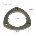 2,5''  – 63,5mm exhaust flange - 3 bolt-3