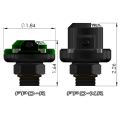 Fuel Pulse Damper FPD-R 3/8NPT Direct Mount Kits Radium Engineering-3