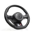 GReddy Black Carbon Steering Wheel with 3-Color Stitch for Toyota Yaris GR GXPA16-1