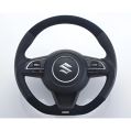 GReddy All Leather Steering Wheel with Red Stitch for Suzuki Swift Sport ZC33S-1