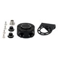 Mishimoto MMOC-RFH-M20BK Remote Oil Filter Head M20x1.5 Thread Black-1
