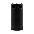 Mishimoto MMBCC-CBTWO-XLBK Baffled Catch Can 2-Port Universal XL Black-2
