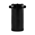 Mishimoto MMBCC-CBTWO-XLBK Baffled Catch Can 2-Port Universal XL Black-4