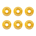 Mishimoto MMFW-SM-6GD Fender Washer Kit Small 6pcs Gold-2