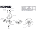 Mishimoto MMOC-RFH-34BK Fernölfilterkopf 3/4
