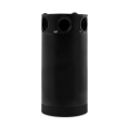 Mishimoto MMBCC-CBTHR-XLBK Baffled Catch Can 3-Port Universal XL Black-2