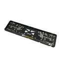 Vehicle license mounting plate frame Ecumaster-1