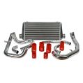 Ladeluftkühler-Montagesatz für Subaru Impreza 01-06 Rot-1