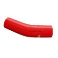 Silikonbogen 23°Grad 48mm Silikonschlauch Rot-2
