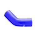 Silicone elbow 45' 65mm Blue-1