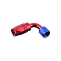 Alu-Fitting Dash 10 Adapter 90° Blockwinkel 7/8 zoll - AN10 JIC10 Rot-1