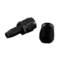 Alu-Fitting gerade adapter Dash 04 (7/16 zoll) - AN4 JIC4 Schwarz-2