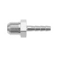 Push-On Barb Tail Hose Pipe AN6 bis 6 mm Fitting Adapter Fuel silber-1