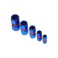 AN4 female - female connector Blue-4